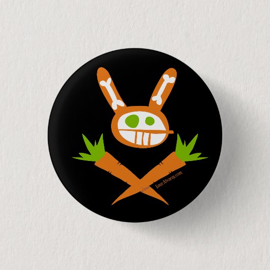 RabbitSkullconWEB Ronde Button 3,2 Cm (Voorkant)