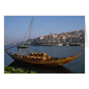 Rabelo-schepen, Porto, Portugal