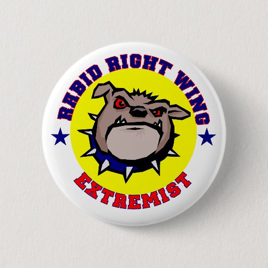 Rabid Right Wing Extremist Button (Voorkant)