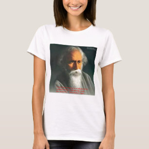 Rabindranath Tagore Citatengeschenken over Liefde  T-shirt