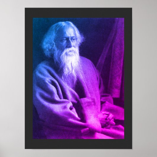 Rabindranath Tagore Poster (Voorkant)