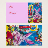 RABIT ROSE, BOUGIES DE NOËL ET HOLLYBERRIES (Devant & derrière)