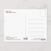 Raby Castle Briefkaart (Achterkant)