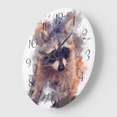 Raccin-Waterverf Grote Klok (Hoek)