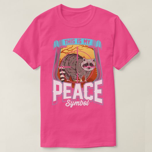 Raccon Hunter Coon Hunting T-shirt (Design voorkant)