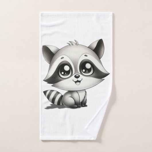 Raccoon (Serviette à main)