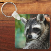 Raccoon 001 sleutelhanger (Voorkant)