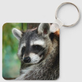 Raccoon 001 sleutelhanger (Achterkant)