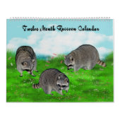 Raccoon 12 maanden kalender (Hoes)
