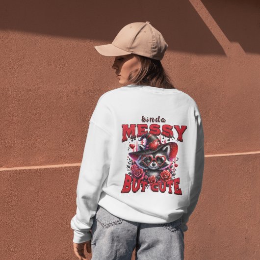 Raccoon amusant et joyeux Sweatshirt