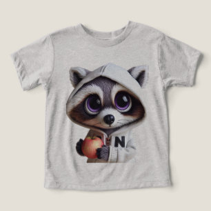 Raccoon avec une pomme