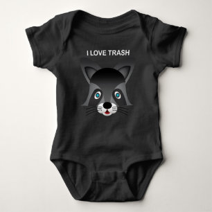 Raccoon - Baby Jersey Bodysuit