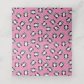 Raccoon Baby shower Roze (Binnenkant ongevouwen)