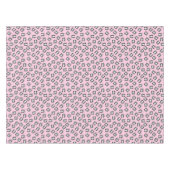 Raccoon Birthday Party Pink Tafelkleed (Voorkant (Horizontaal))