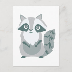Raccoon Briefkaart