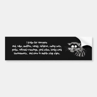 Raccoon Bumpersticker