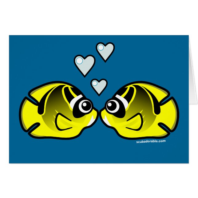 Raccoon Butterflyfish Love (Voorkant Horizontaal)