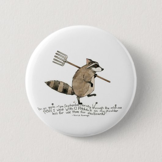 Raccoon Button (Voorkant)