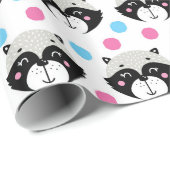 Raccoon Cadeaupapier (Rol Hoek)