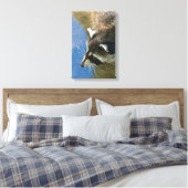 Raccoon Canvas Afdruk (Insitu (Slaapkamer))