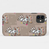 Raccoon Case-Mate iPhone Case (Achterkant (horizontaal))