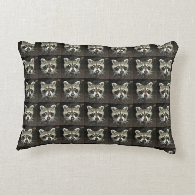 Raccoon Coussin CUTE (Dos)