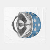Raccoon Dareduivel Fleece Deken (Voorkant (Horizontaal))