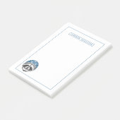 Raccoon Dareduivel | Jouw namen toevoegen Post-it® Notes (Schuin)