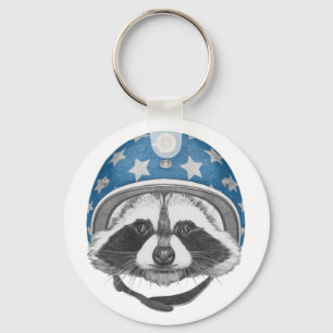 Raccoon Dareduivel Sleutelhanger
