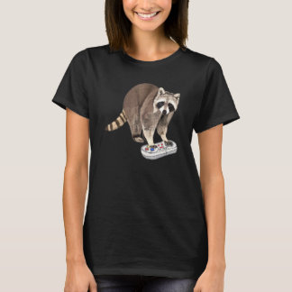 Raccoon die videospellen speelt Procyonidae Dieren T-shirt