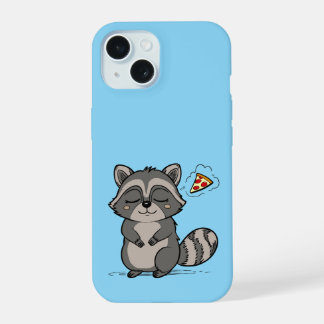 Raccoon Dream - Pizza! iPhone 15 Hoesje