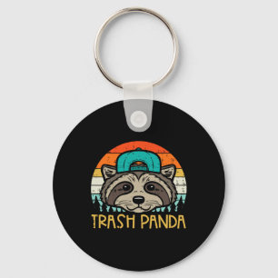 Raccoon Face Trash Panda Cool Street Cat Boys Kind Sleutelhanger