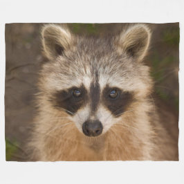 Raccoon Fleece Deken