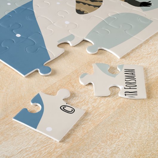 Raccoon.Fox.Magpie 2Hanoukka 11x14 Puzzle (Côté)