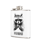 Raccoon Hijinks Heupfles (Links)