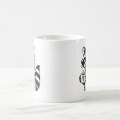 Raccoon Holding Coffee Cup Funny Trash Panda Mug (Centre)