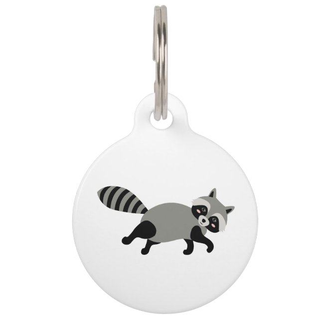 Raccoon Huisdierpenning (Voorkant)