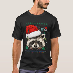 Raccoon Lelijke Kerstman T-shirt