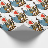 Raccoon Love Cadeaupapier (Hoek)