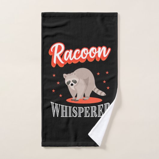 Raccoon Lover Raccoon Whisper Handdoek (Handdoek)