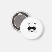 Raccoon Magnet Magneet (Voorkant / Achterkant)