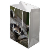 Raccoon Medium Cadeauzakje (Voorkant Gekanteld)