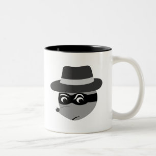 Raccoon Mobster Tweekleurige Koffiemok