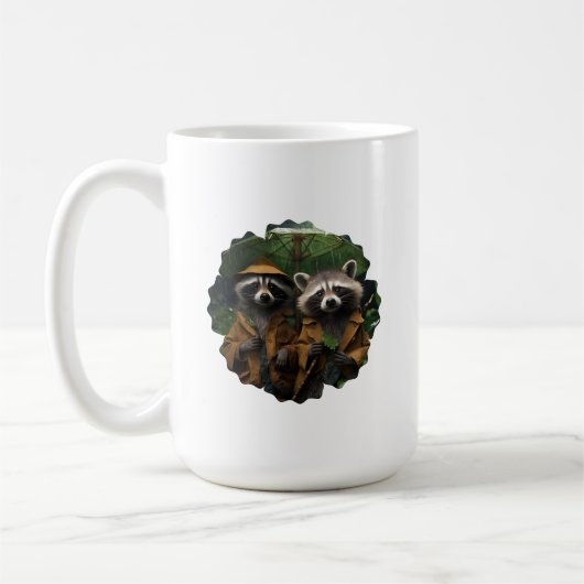 Raccoon Mug (Gauche)