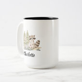 Raccoon Mug - Cadeaux Raccoon pour les amateurs de (Devant gauche)