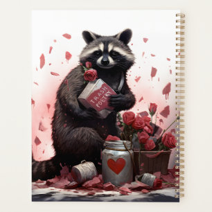 Raccoon ordures poésie Valentines jour