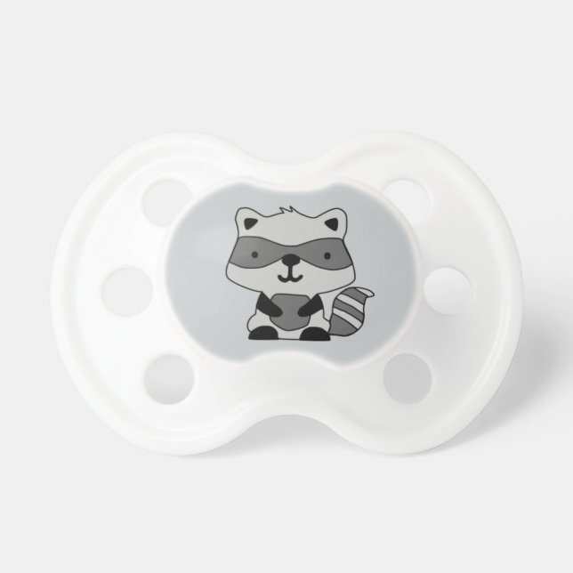  Raccoon Pacifier Speen (Voorkant)