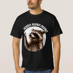 RACCOON PEDRO GEPERSONALISEERD NAAM T-SHIRT