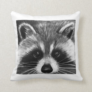 Raccoon Pillow Kussen