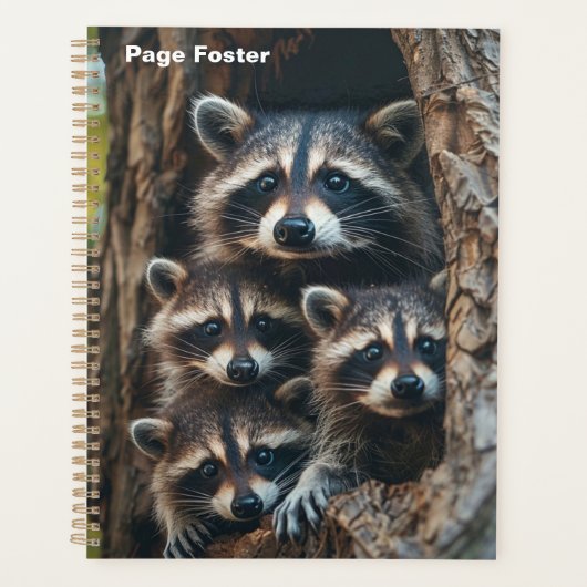 Raccoon Planner (Voorkant)